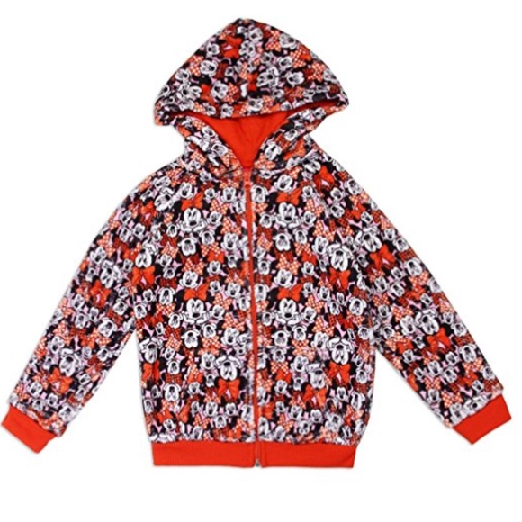 Disney Other - 🎁SALE!!! Minnie Mouse Red Girls Hoodie.4-6X.SOFT!